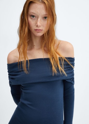 MANGO Jurk 'Giselle' in Blauw