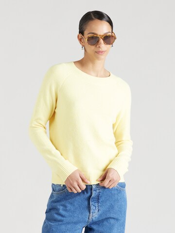 VERO MODA Sweater 'Doffy' in Yellow: front