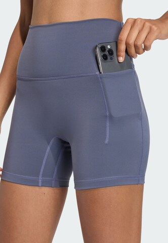 ADIDAS PERFORMANCE Skinny Sportshorts 'All Me' in Grau