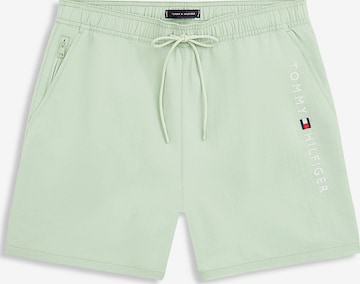 Tommy Hilfiger Underwear Badshorts i grön: framsida