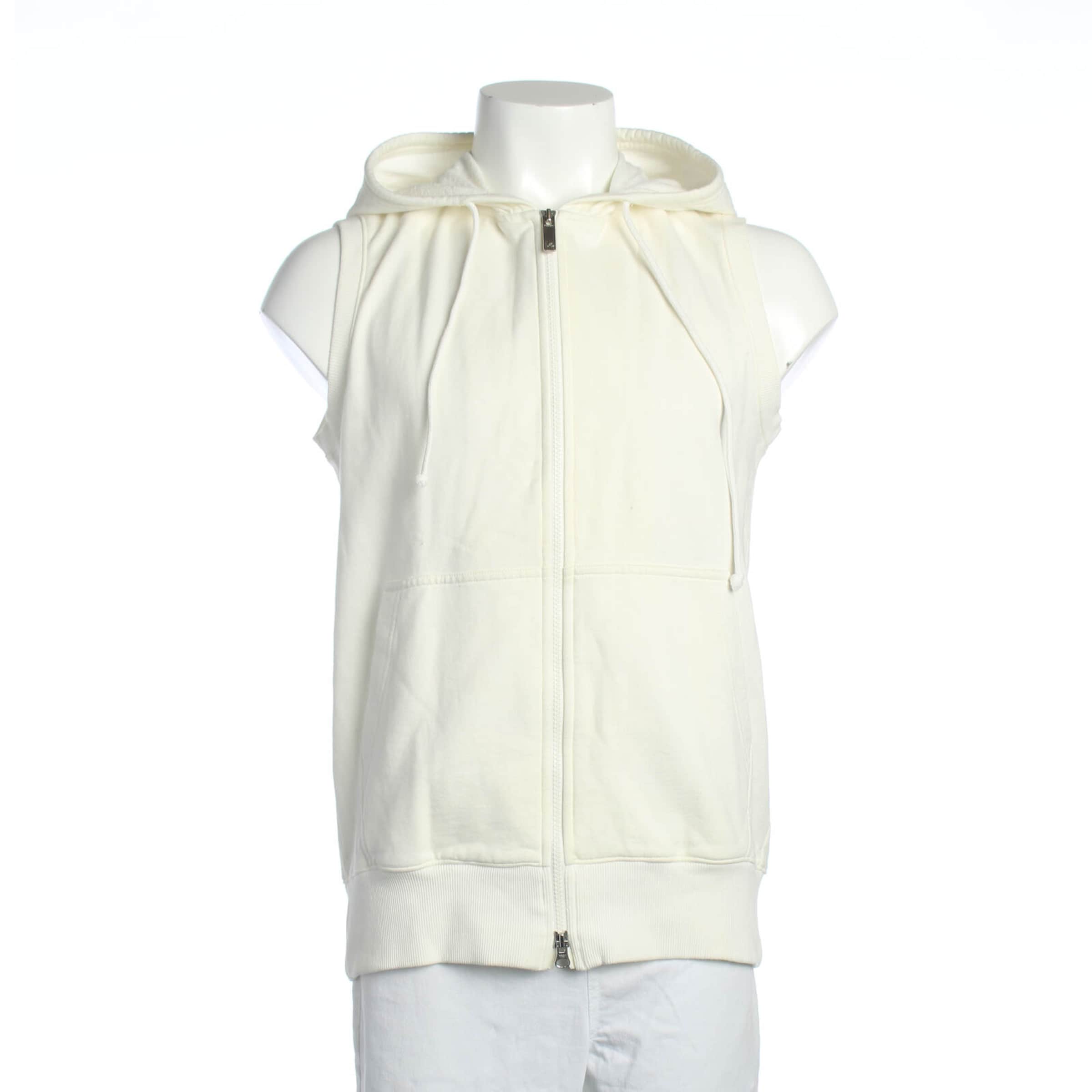 Y-3 Vest in S in White: front