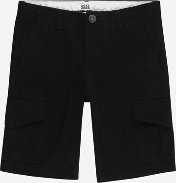 Pantalon 'JOE' Jack & Jones Junior en noir : devant