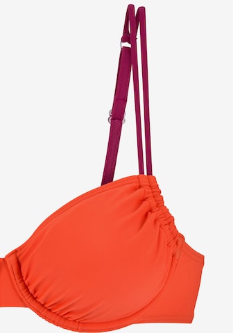 s.Oliver T-shirt Bikini top in Orange