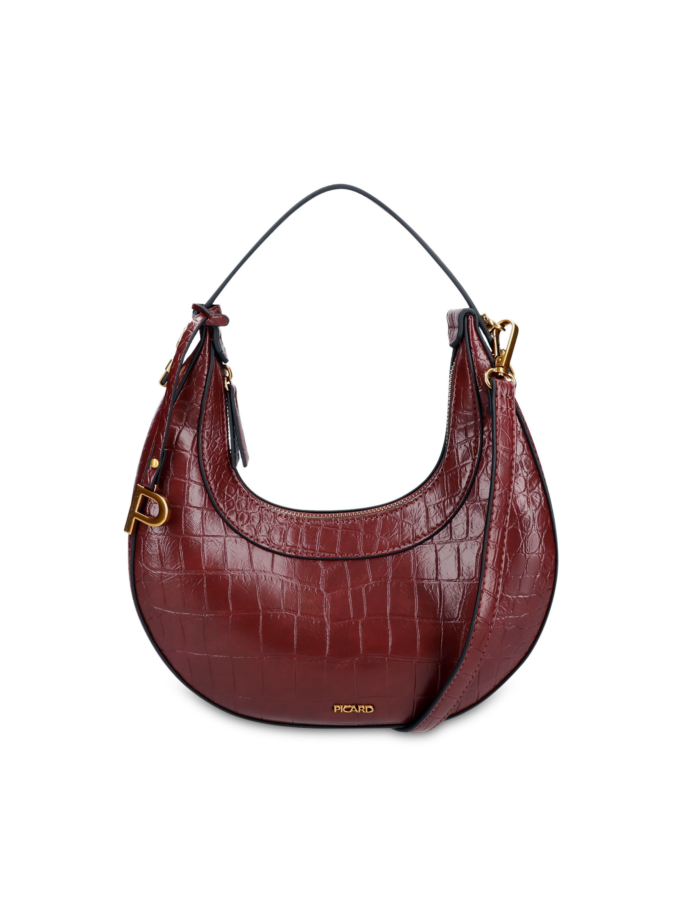 Picard Schultertasche 'Croissant' in Rot