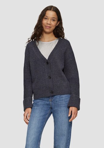 Cardigan QS en noir : devant