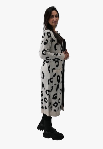 Elara Lang cardigan i beige