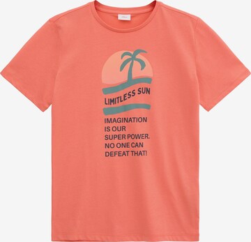 T-Shirt s.Oliver en orange : devant