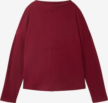 TOM TAILOR Sweatshirt in Red: front