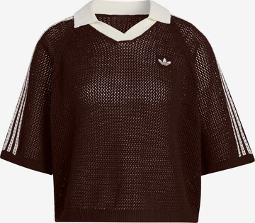 Top di ADIDAS ORIGINALS in marrone: frontale