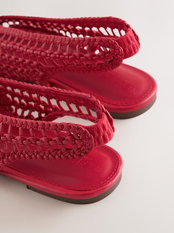 Next - Bailarina 'Forever Comfort' en rojo