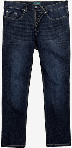 Jean Boston Park en bleu : devant