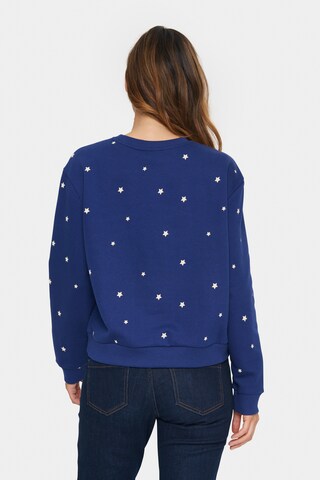 SAINT TROPEZ Trui 'Zagna' in Blauw