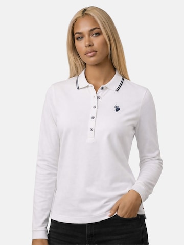 U.S. POLO ASSN. Shirt in Wit: voorkant