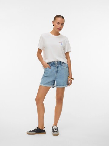 VERO MODA - Camiseta 'VMGina Mette' en blanco