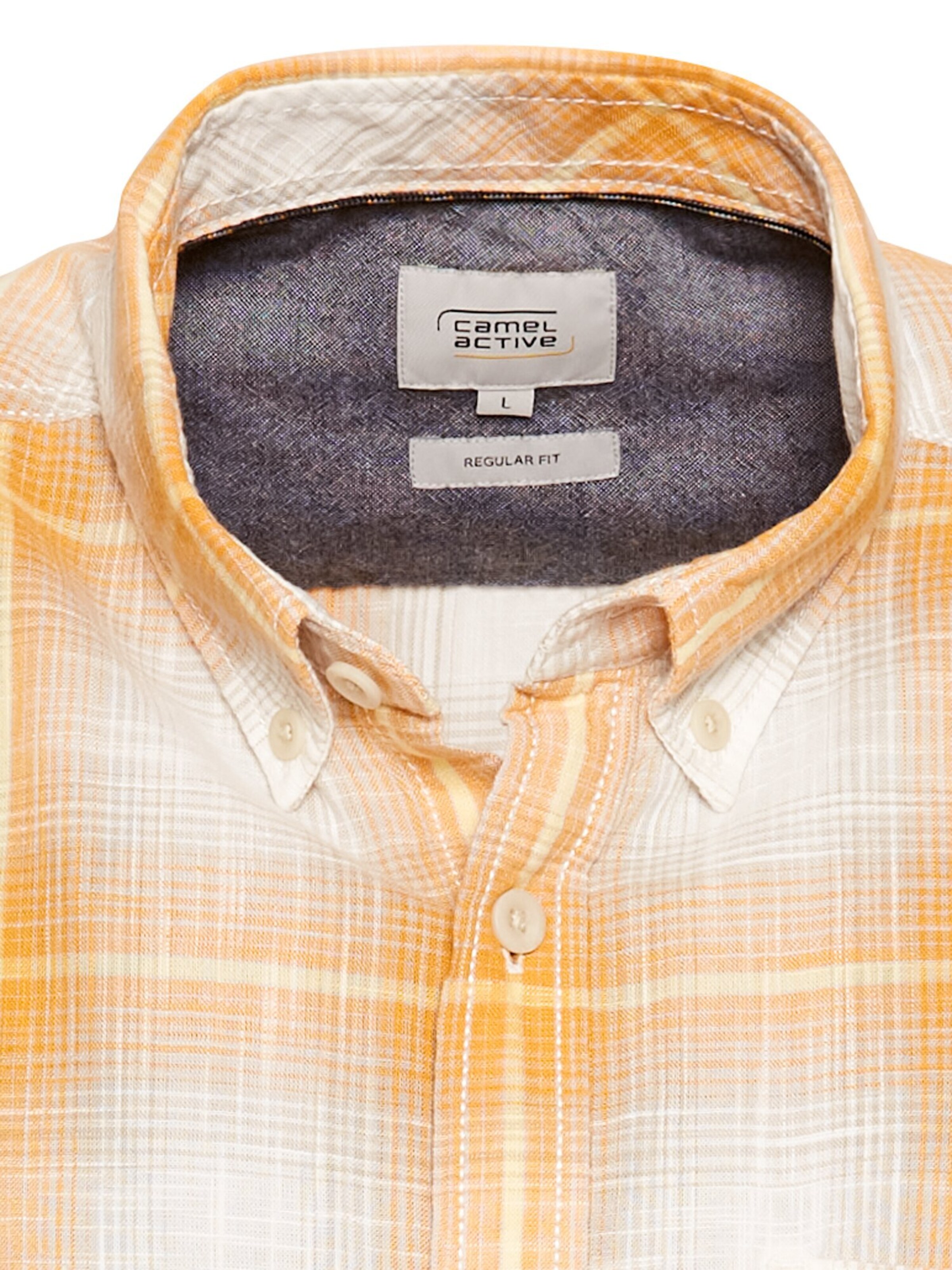 CAMEL ACTIVE Regular fit Button Up Shirt in Orange