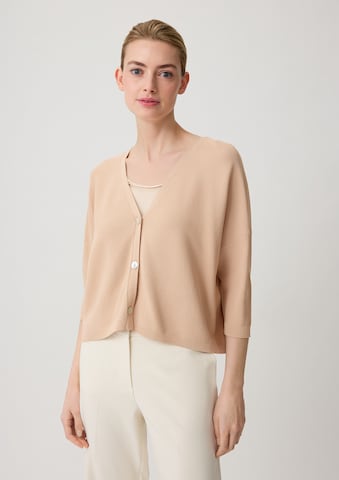 COMMA Gebreid vest in Beige: voorkant