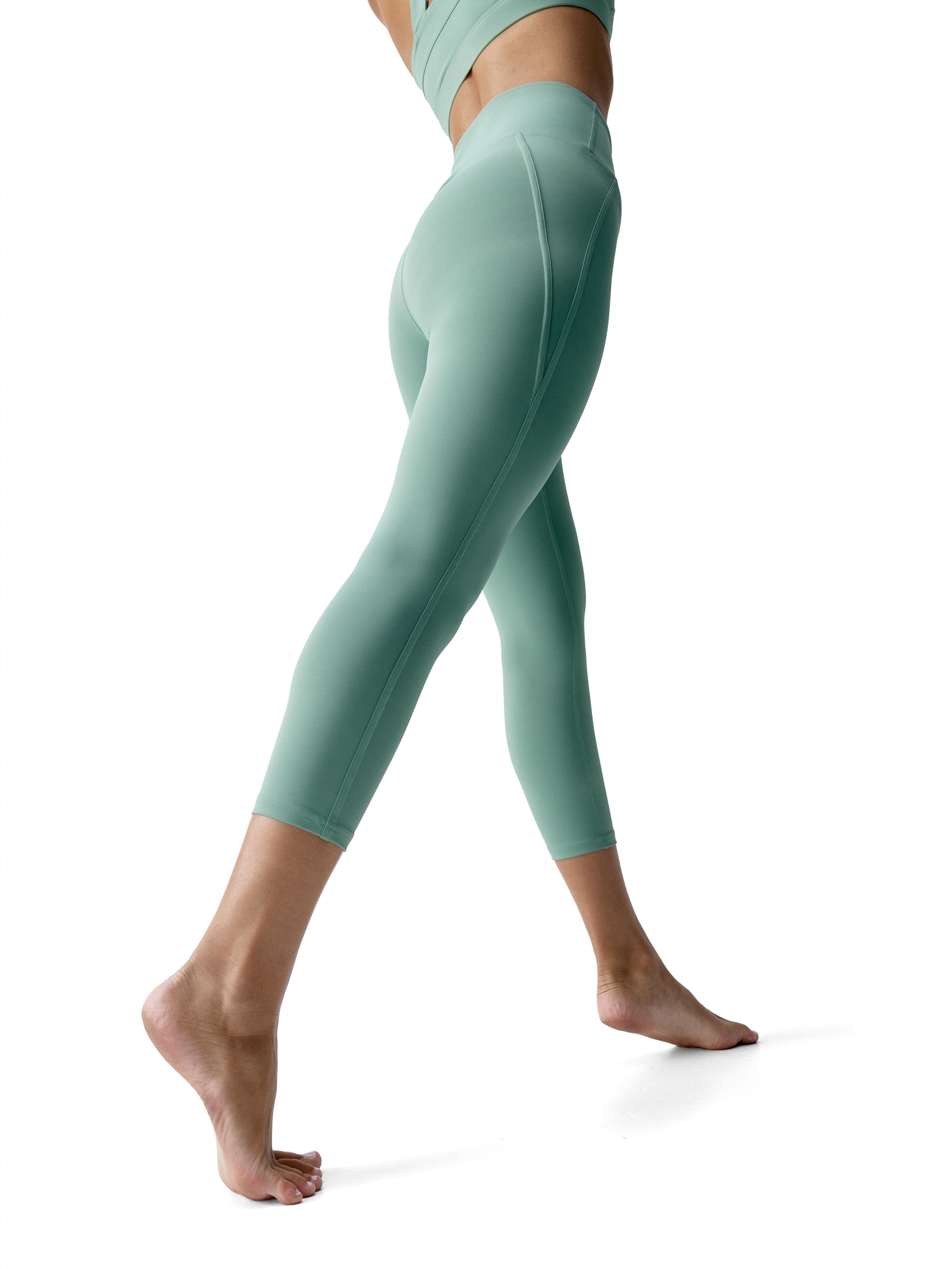Skinny Leggings ' Umay ' Born en vert