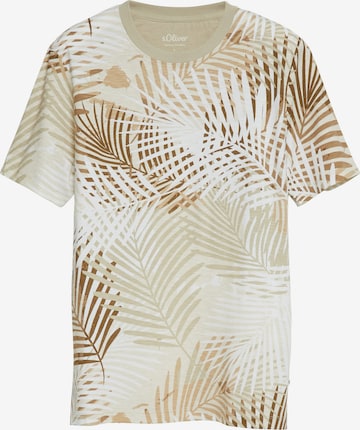 s.Oliver T-Shirt in Beige: Vorderseite