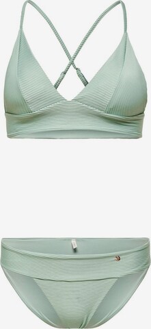 ONLY Triangel Bikini in Groen: voorkant