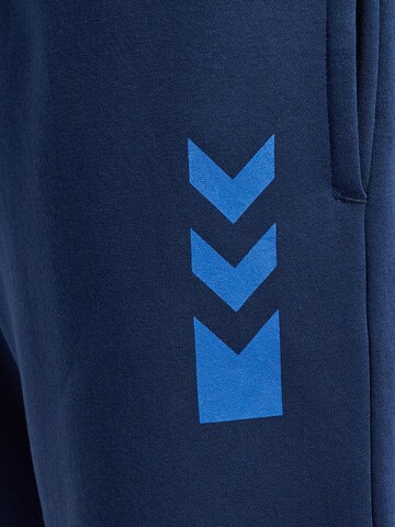 Hummel Tapered Sporthose 'ACTIVE' in Blau