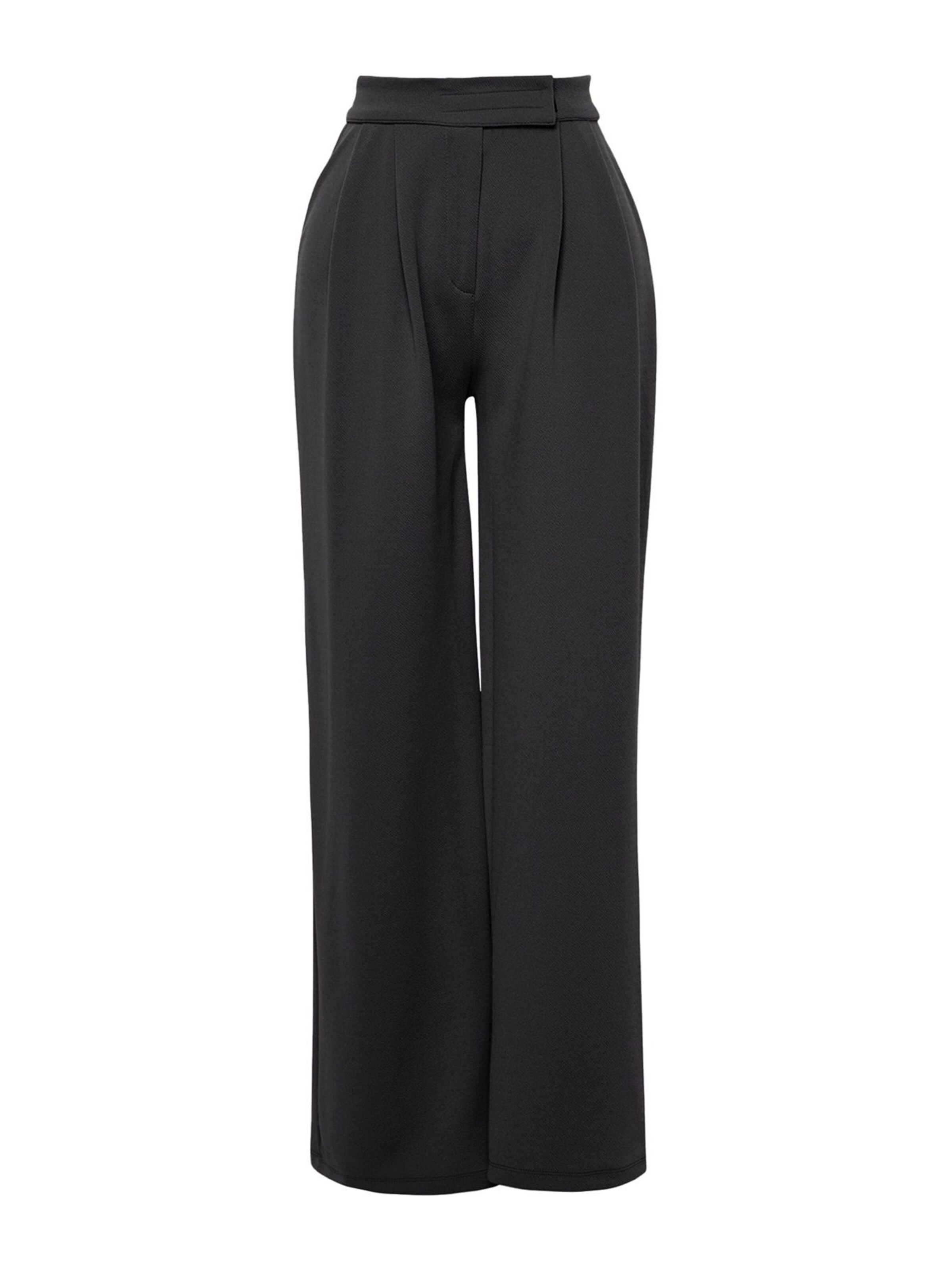 antracit Trendyol Élére vasalt nadrágok, Termék nézet