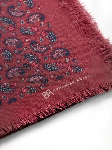Bohemian Revolt Sjaal ' Braxton ' in Rood: voorkant