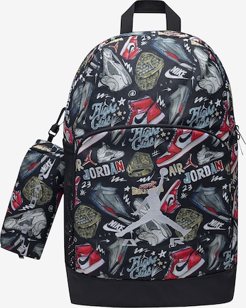 Jordan Backpack 'JAN AIR RAID' in Black: front