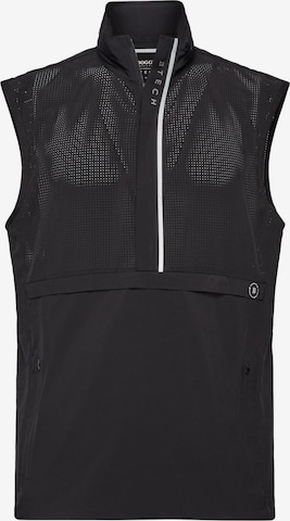 Boggi Milano Sportbodywarmer in Zwart: voorkant