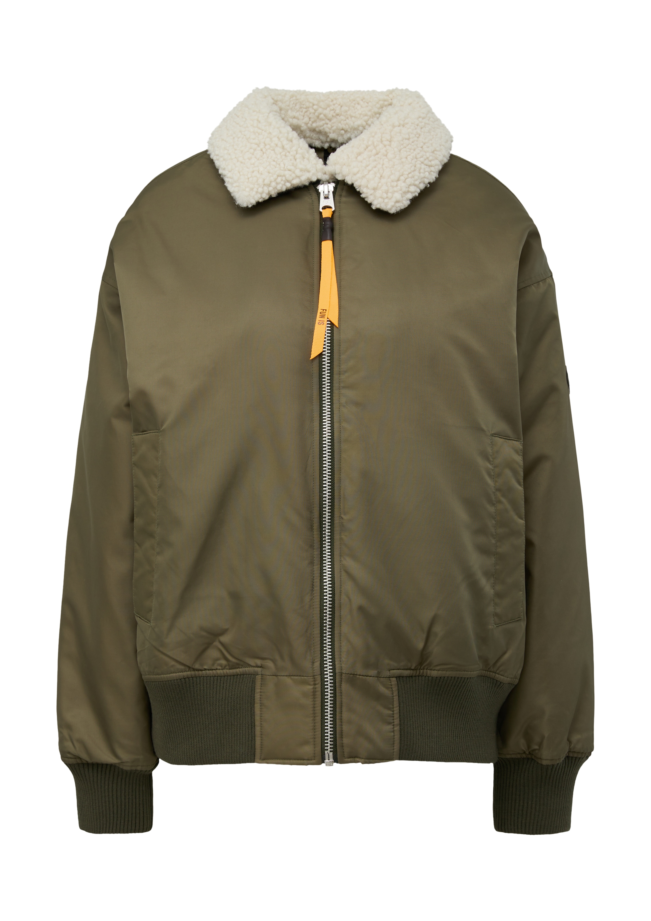 QS Jacke in Grün: Vorderseite