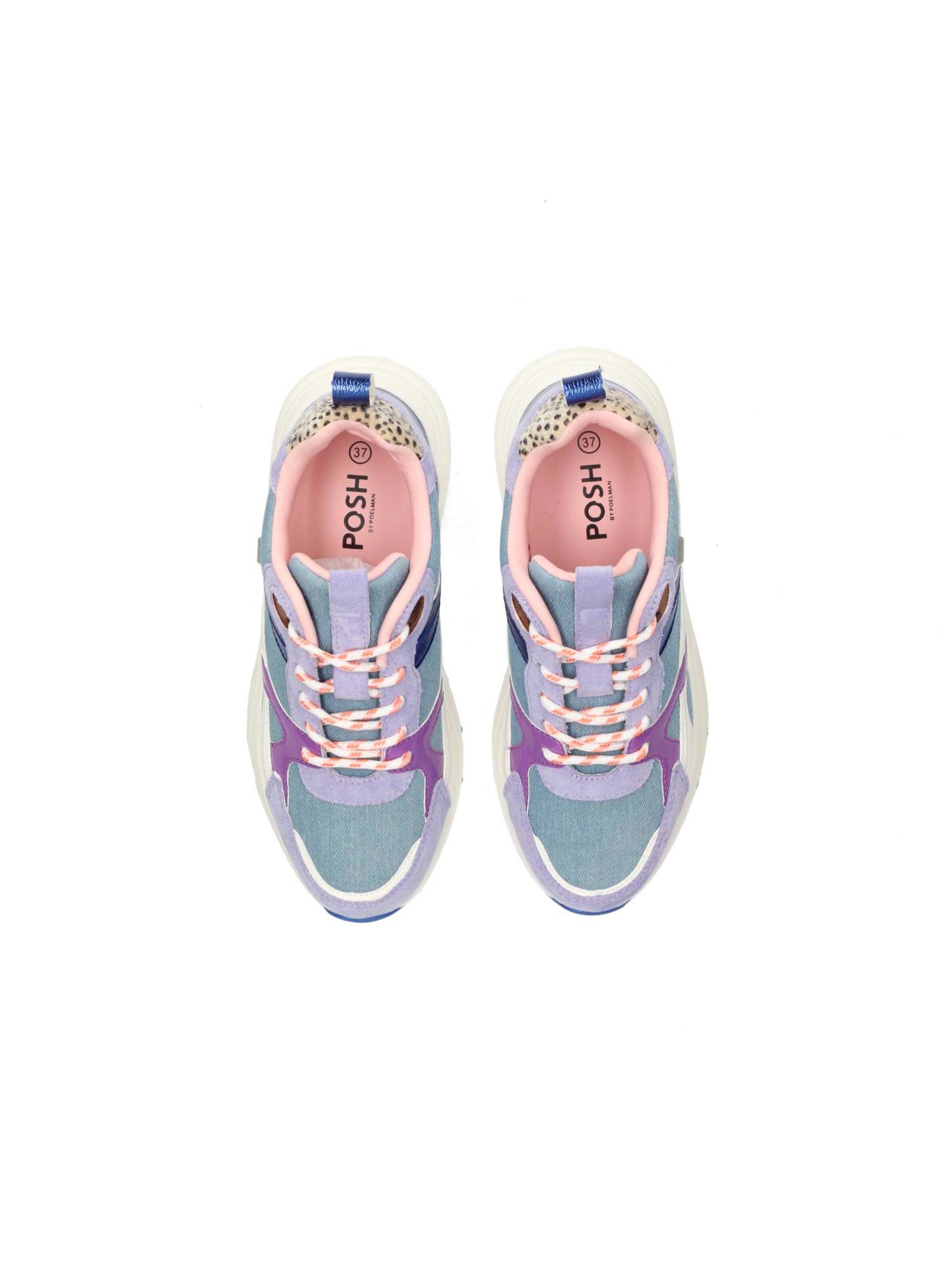 Baskets basses 'Kae' POSH by Poelman en mélange de couleurs