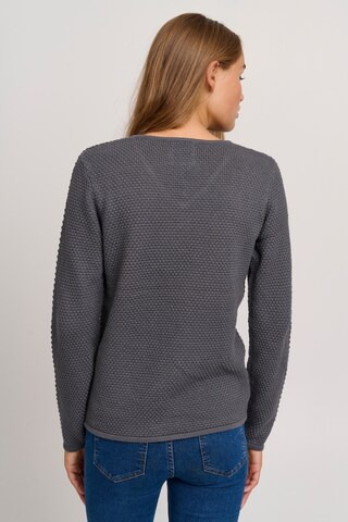 Oxmo Strickpullover 'HANNA' in Grau