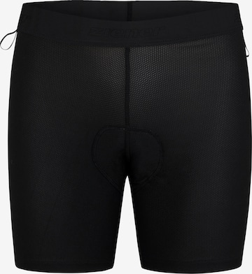 ZIENER Regular Workout Pants 'NEKINI X-FUNCTION' in Black: front