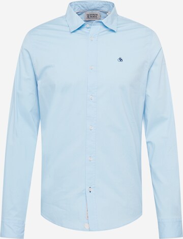 Chemise SCOTCH & SODA en bleu : devant