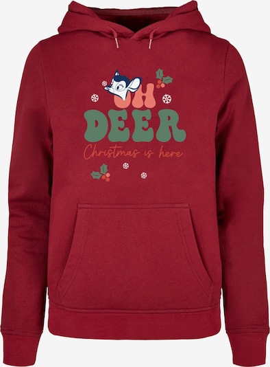 ABSOLUTE CULT Sweatshirt 'Oh Deer' in mischfarben / burgunder, Produktansicht