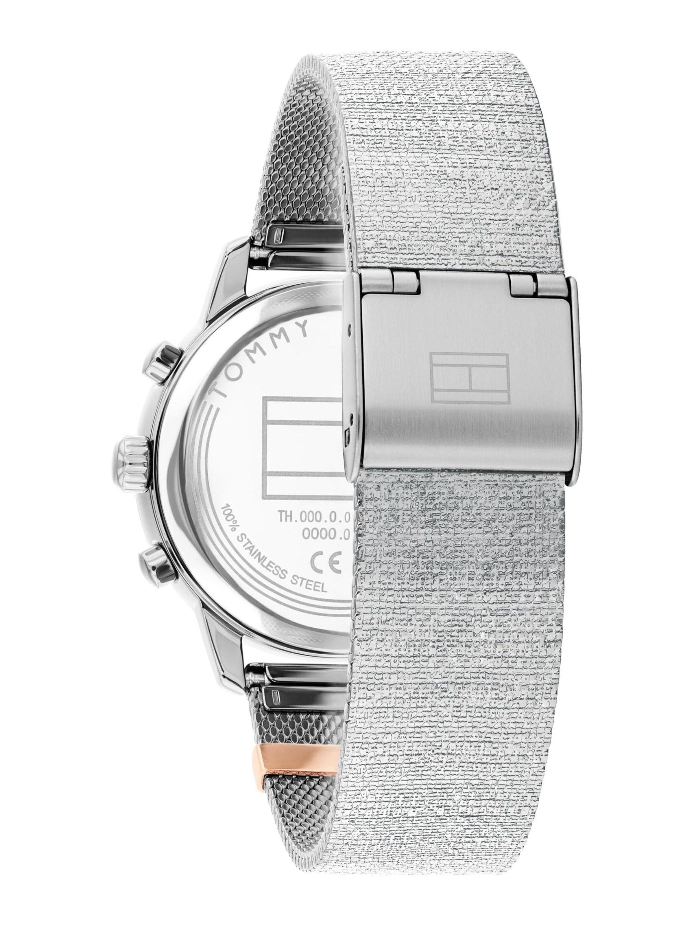 TOMMY HILFIGER Analog watch 'Blake' in Silver
