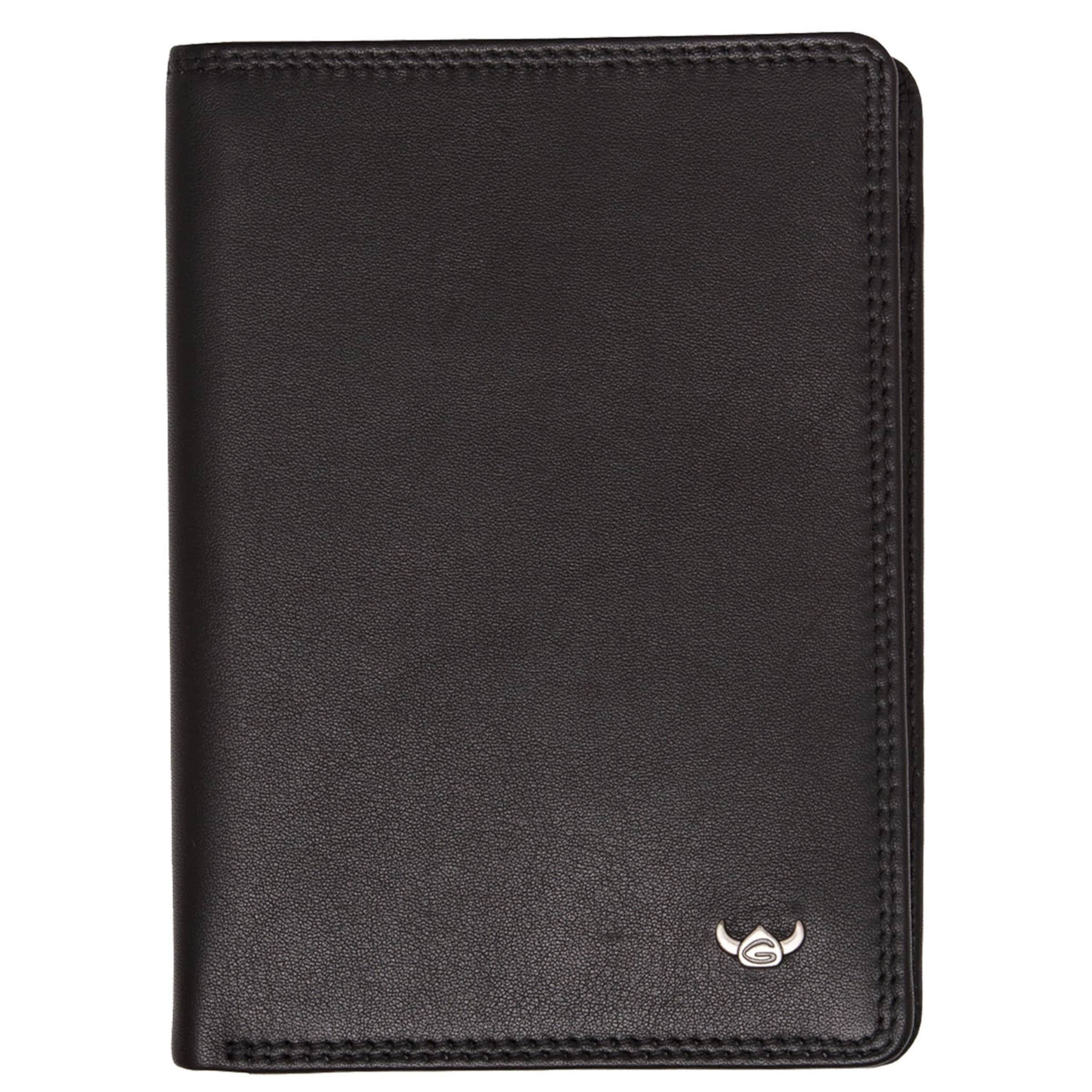 GOLDEN HEAD Portemonnee 'Polo' in Zwart: voorkant