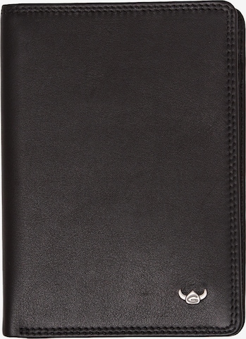 GOLDEN HEAD Wallet 'Polo ' in Black: front