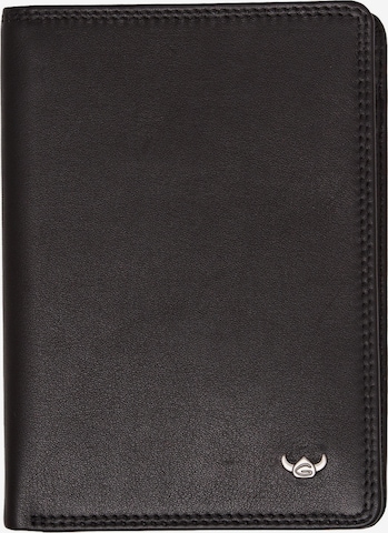 GOLDEN HEAD Portemonnee 'Polo' in Zwart: voorkant