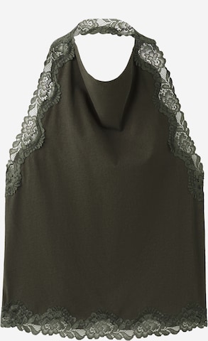 MANGO Top 'KRISTEN' - Zelená: predná strana