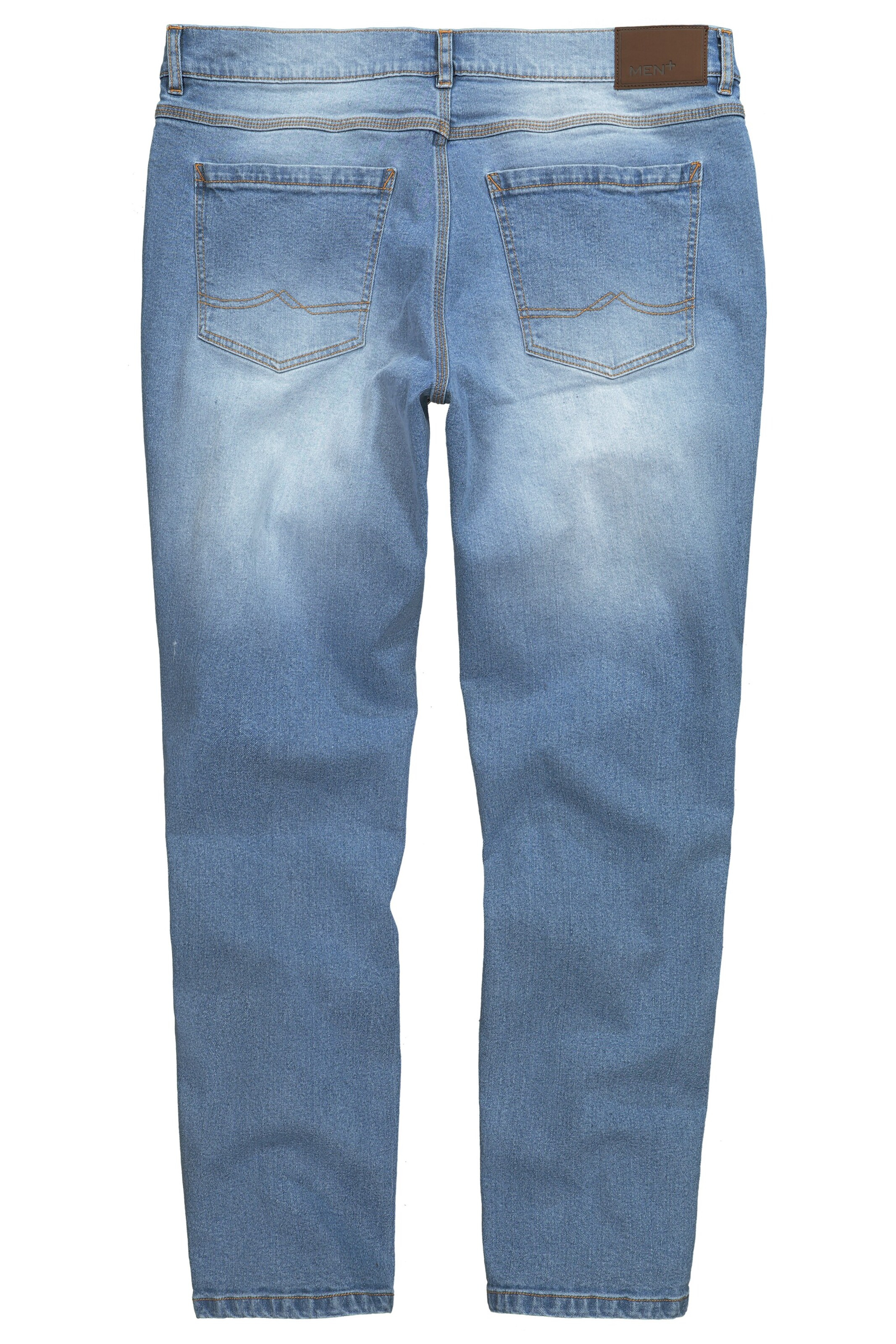 Men Plus Tapered Jeans in Blue