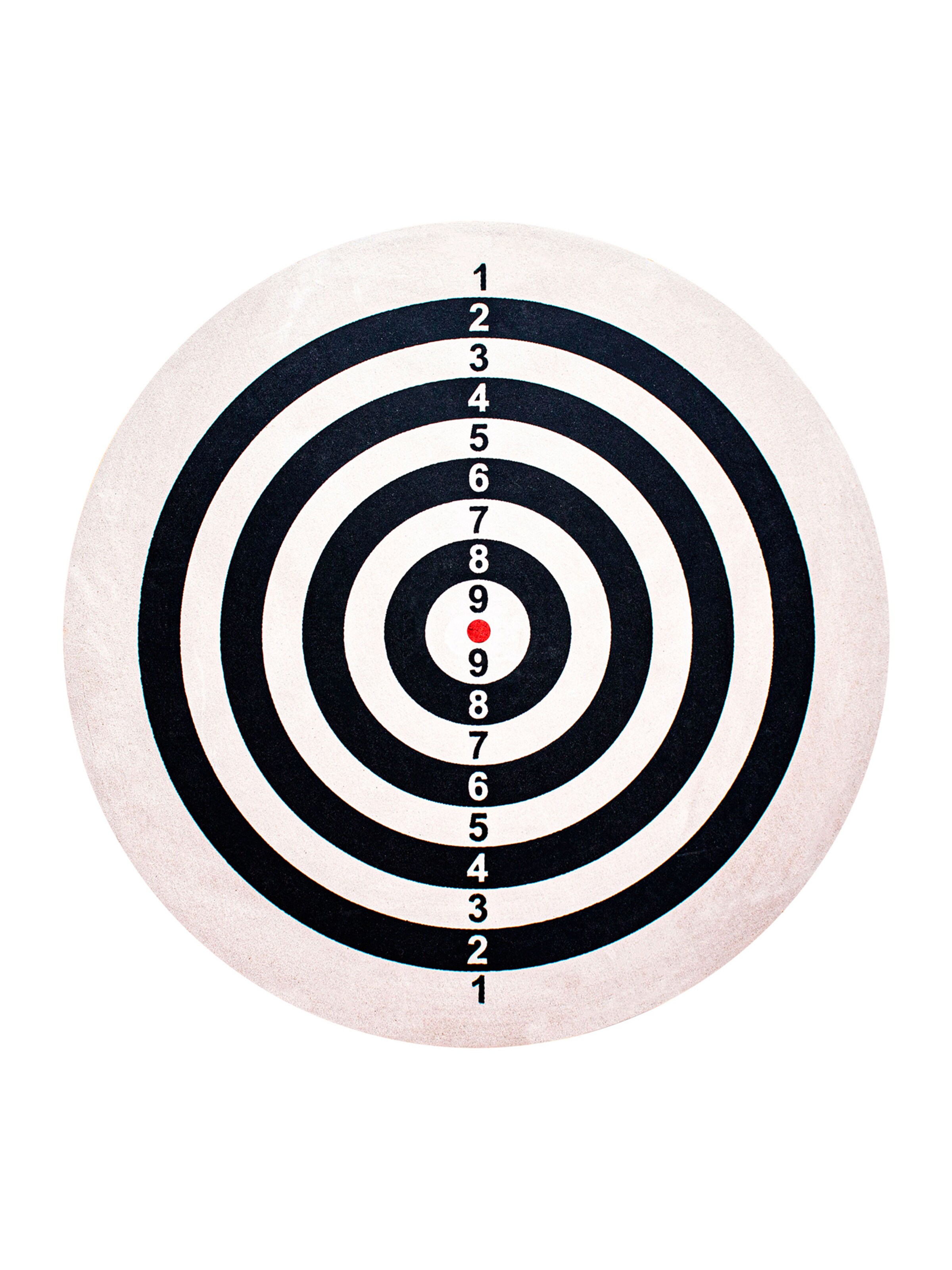 BULL'S Dartscheibe ' Bristol Flocked Paper Dartboard inkl. 2x Brass Anfänger-Set Turnier ' in Mischfarben