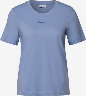 CECIL T-Shirt in Blau: Vorderseite