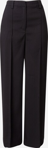 Atelier Rêve Wide leg Trousers with creases 'ZOE' in Grey: front