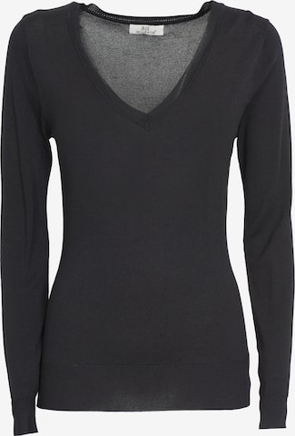 Influencer Pullover in Schwarz: predná strana