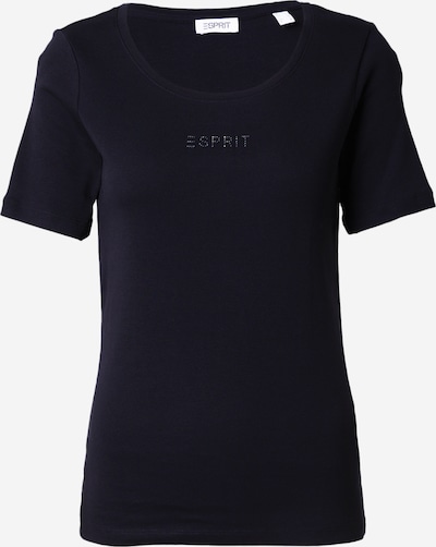 ESPRIT T-shirt i svart / silver, Produktvy