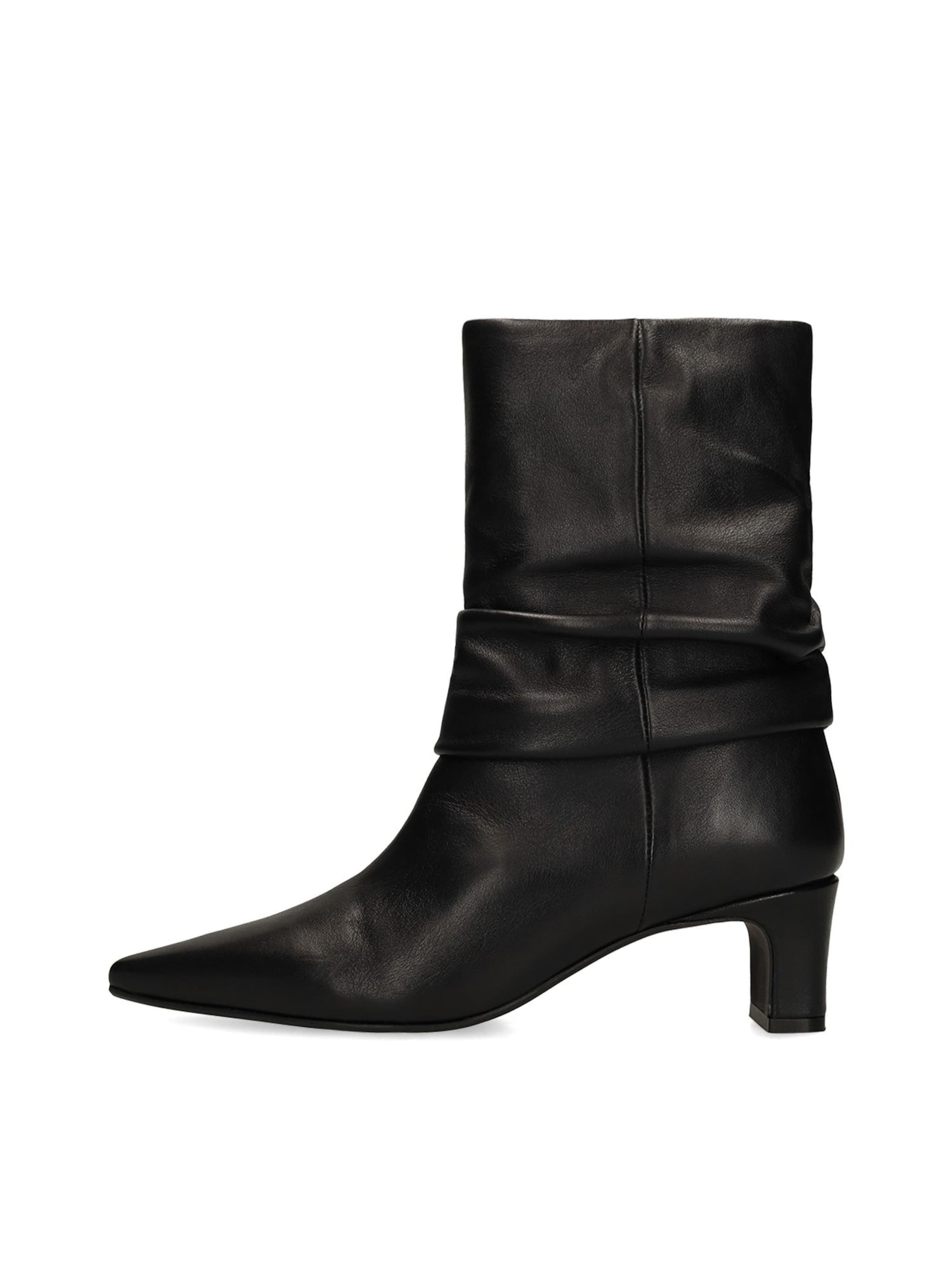 MANFIELD Stiefelette in Schwarz