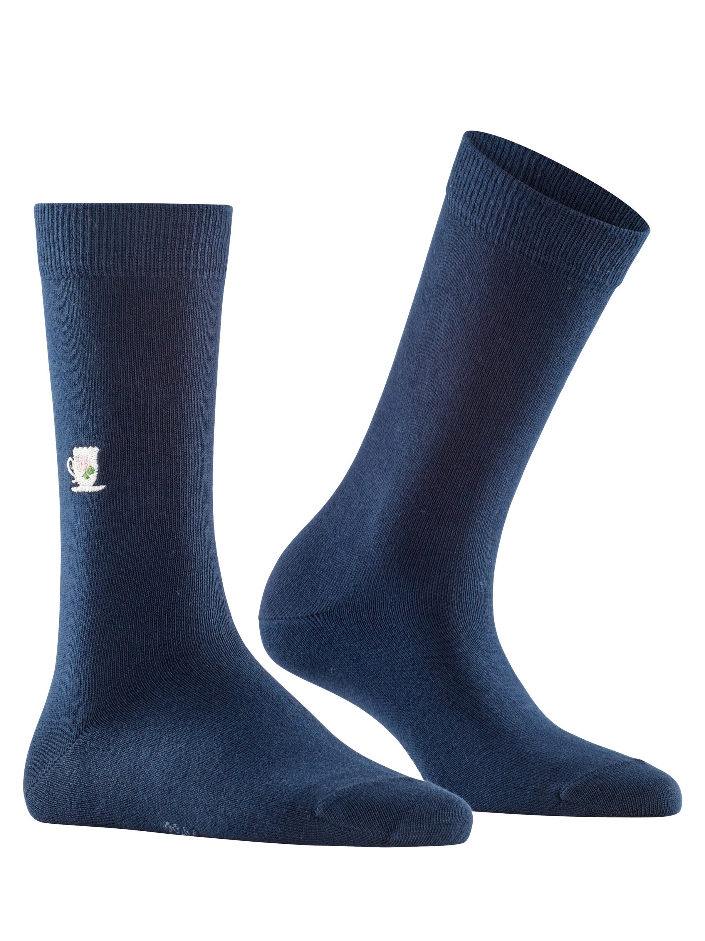 BURLINGTON Socks 'Brit Style' in Blue: front