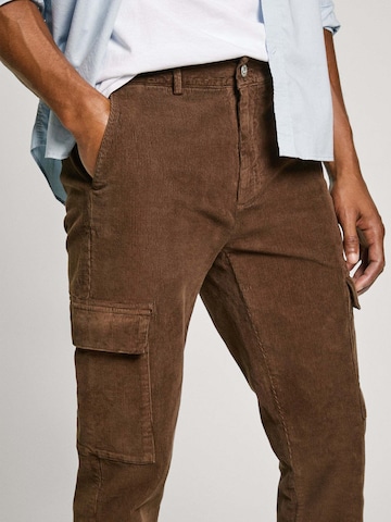 Slimfit Pantaloni cargo di Pepe Jeans in marrone
