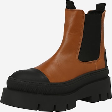 PAVEMENT Chelsea Boots 'Nessa' in Brown: front
