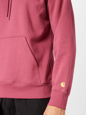 Carhartt WIP Sweatshirt 'Chase' i rosa